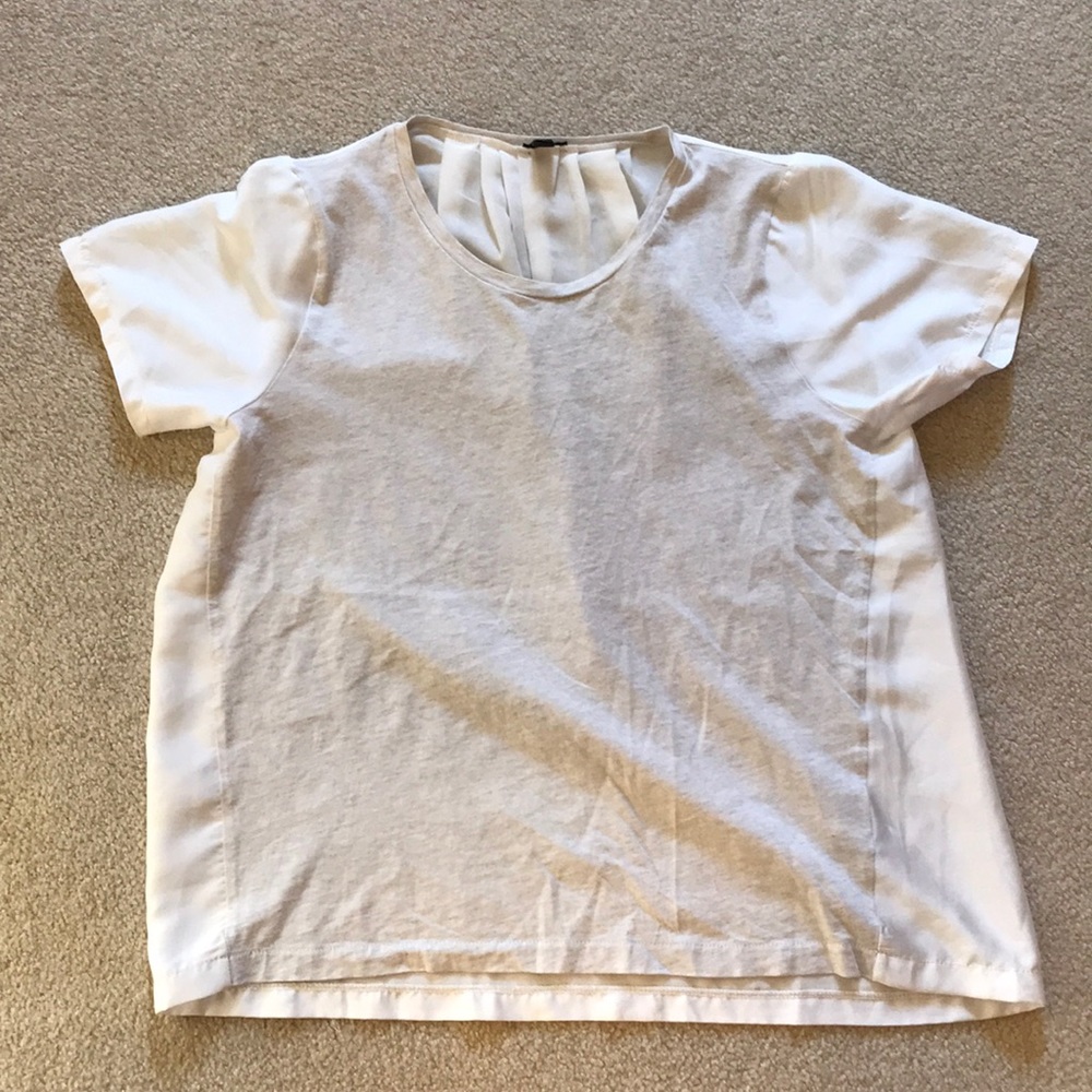 J. Crew White Blouse Top